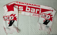 SCIARPA CALCIO TIFOSI ULTRà CENTENARIO BARI 1908-2008 100 ANNI BUFANDA SCARF