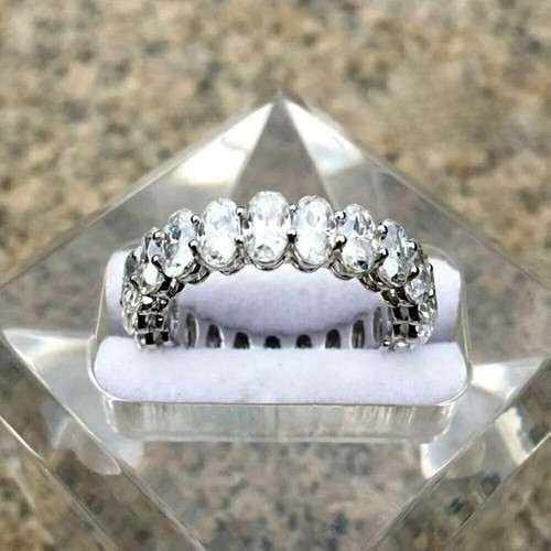 Fede nuziale moissanite full - fede,
