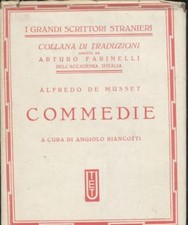 COMMEDIE DI ALFREDO DE MUSSET 1936 UTET i grandi scrittori stranieri  libro 