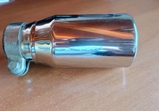 Terminale scarico auto universale cromato