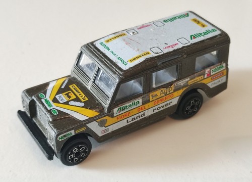 Burago land rover raid vintage - rover,