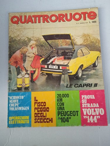 Rivista quattroruote marzo - rivista,