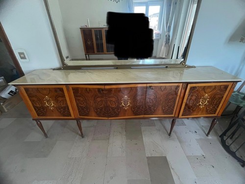 Credenza vintage legno con - credenza,