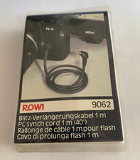 Prolunga cavo sincro flash 1 metro ROWI