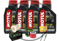 KIT TAGLIANDO YAMAHA XV 535 VIRAGO 87/95 OLIO MOTUL CANDELE FILTRO OLIO ARIA