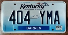 TARGA KENTUCKY Originale