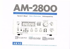 Akai Manuale di Istruzioni per