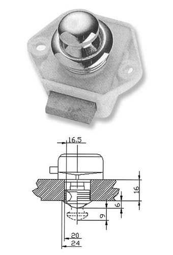 Serratura mini push pull - serratura,