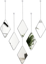 Set Di 6 Decorazioni Da Parete a Specchio Con 2 Cacciaviti Specchi Da Muro a For