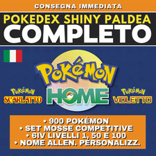 Pokémon HOME Shiny Living Dex Scarlatto Violetto Pokedex completo Tutti Paldea