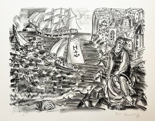 Raoul dufy baigneuse - -, devant
