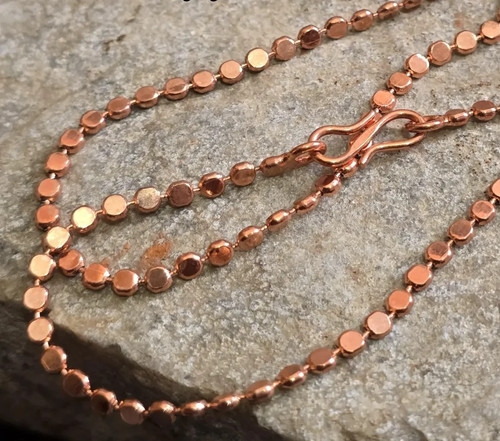 Collana con catena perline - con,