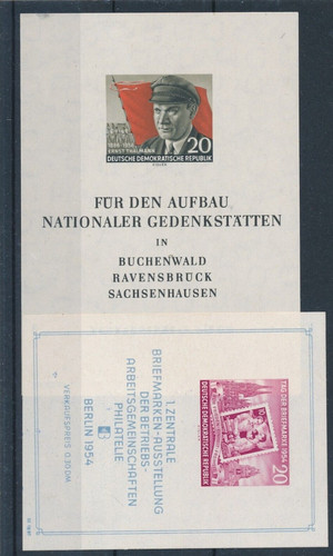 1954 germania ddr lotto - germania,