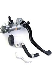 POMPA FRENO RADIALE ANTERIORE 14x18 mm MOTO SCOOTER PIT BIKE MOTARD Grigia DX