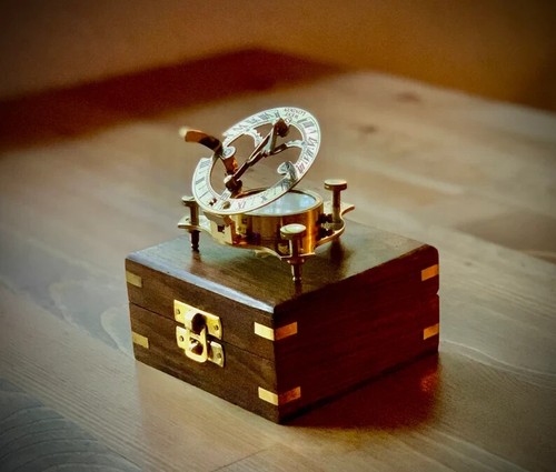 Ottone bussola sundial - bussola, 3”