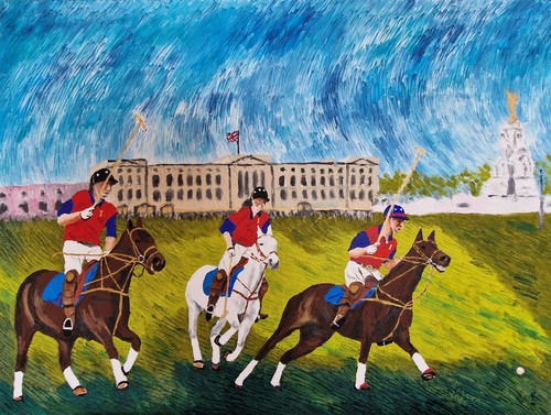 Royal polo stampa - polo,, artistica