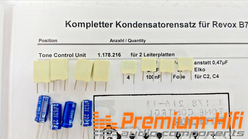 Kit condensatore revox b750 - kit,