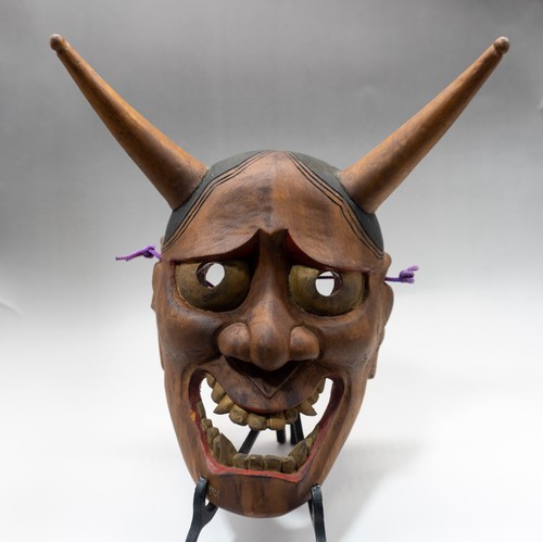 Maschera hannya legno - maschera, in