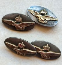 GEMELLI REGIA AERONAUTICA AEREO MILITARE REGNO D'ITALIA AVIAZIONE GUERRA ARGENTO