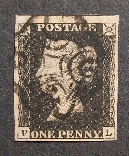 Penny black 1840 - 1d,