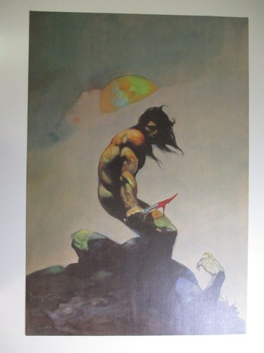 Frank frazetta bloody - frank, knife