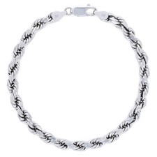 14K Oro Bianco 2mm-5mm Taglio