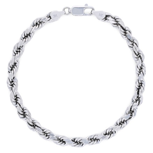 14k oro bianco 2mm - bianco, taglio