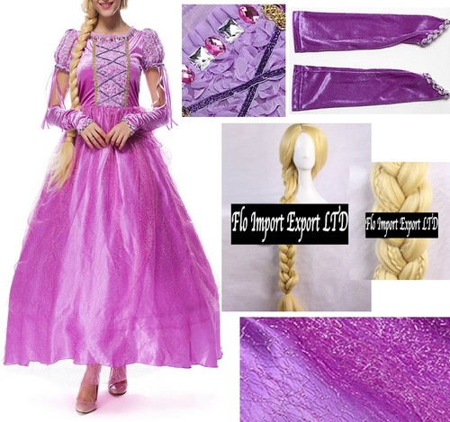 Rapunzel vestito carnevale - rapunzel,