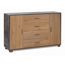 Credenza 2 Ante 4 Cassetti