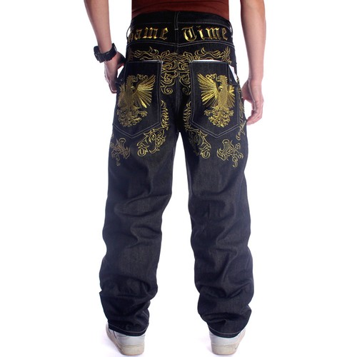 Jeans uomo denim - , ricamato