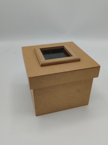 Scatola mdf quadra con
