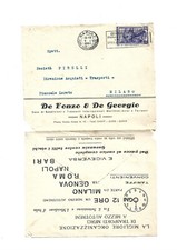 TRASPORTI Lettera di Ditta spedizioni e trasporti di Napoli per Milano