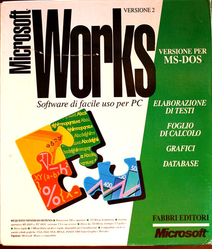 Microsoft works versione per - versione,