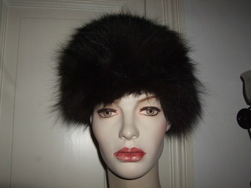 Cappello colbacco volpe - volpe, nera