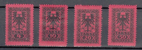 Albania 1922 serie segnatasse - serie,