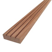 Piolo Gradino In Legno Di Mogano Per Scaletta Da Barca mm 20 x 55 x 1000