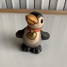 THUN Pinguino Con Cuore Oro 7 Cm *Fuori Produzione* RARO
