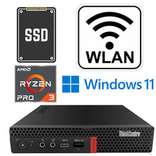 Lenovo ThinkCentre M75q piccolo WLAN Ryzen 3 Pro 3200GE 8/16 GB RAM NVME SSD Mini PC