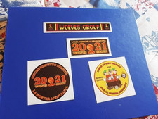 LOTTO DI 4 ADESIVI STICKERS