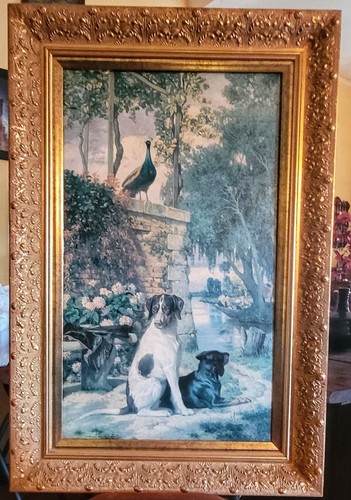 Cani con cornice - , di