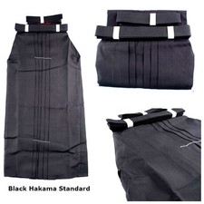HAKAMA NERO IAIDO AIKIDO KENDO NAGINATADO BUJUTSU KENJUTSU NINJUTSU jujutsu DO