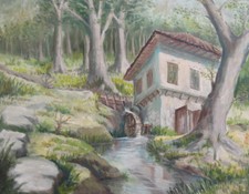 Dipinto ad olio vintage