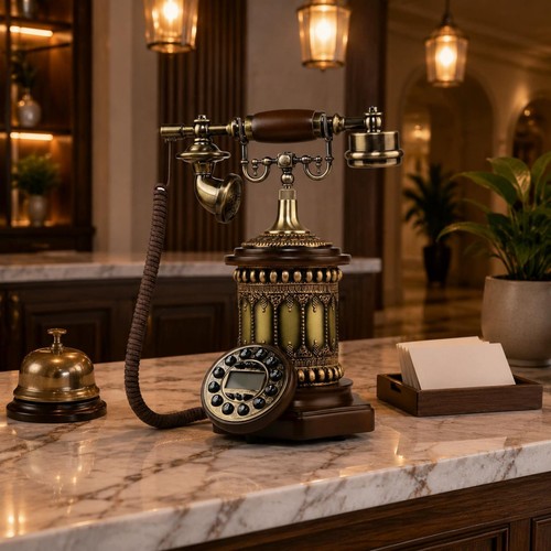 Telefono vintage scrivania - telefono,