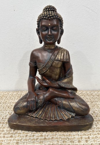 Buddha serene seated statue - seated,