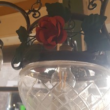 ANTICO LAMPADARIO IN FERRO