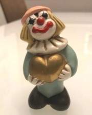 Thun clown pagliaccio, abito turchese, cuore oro, ottimo.