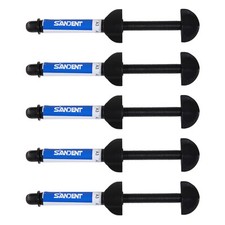 5*Hybrid Dentista Composite Universal Light Cure Resin A3 4g/Syringe Kit SANDENT