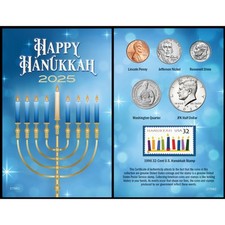 2025 Hanukkah Stamp and Coin