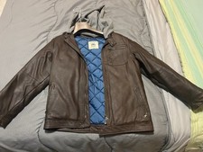 Giacca In Pelle Original Marines Ragazzo 11/12 Anni 