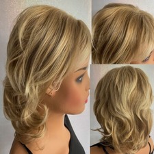 Parrucche corte strati bionde